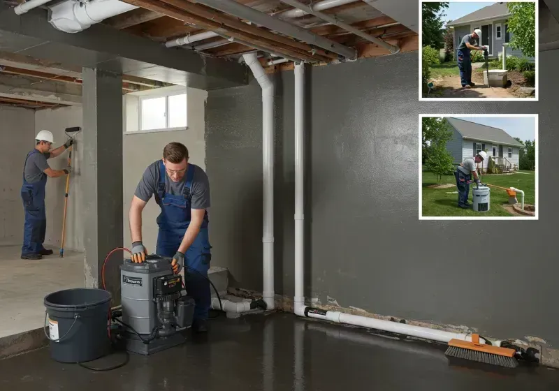 Basement Waterproofing and Flood Prevention process in Mills, WY